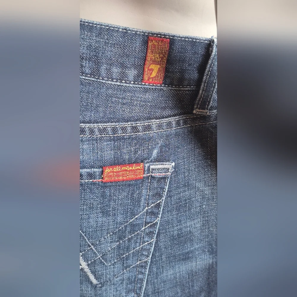 7 For All Mankind Men's Relaxed Fit Jeans - Blue - Picture 4 of 15